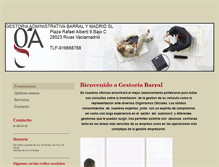 Tablet Screenshot of gestoria-barral.com